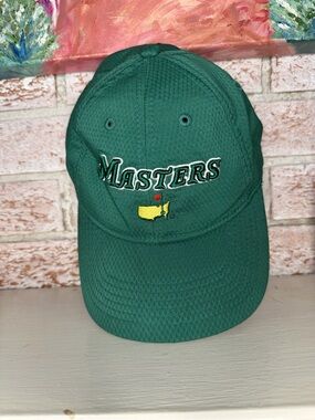 Masters Golf Tournament Logo Hat Augusta National Green Adjustable Cap